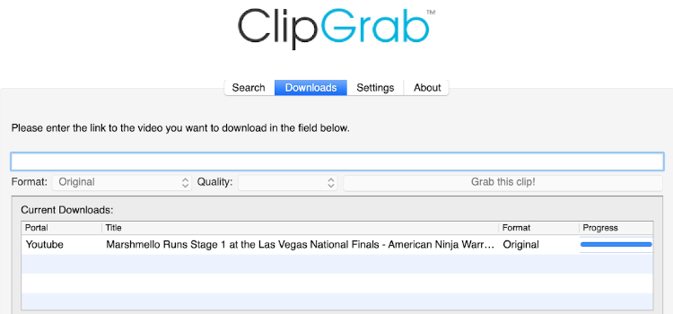 best youtube video downloader for mac - ClipGrab