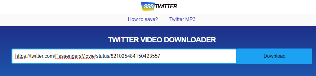 download twitter video to mp4 online