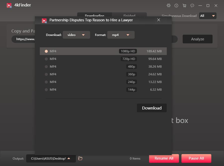 select output format