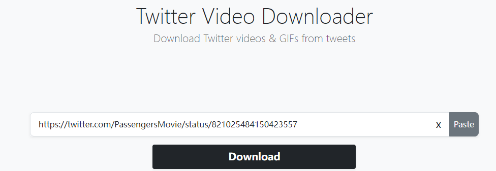 online download twitter video