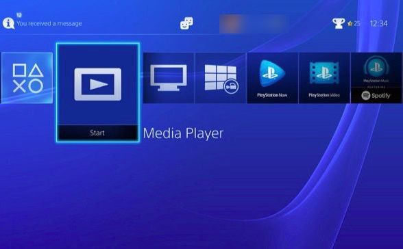 play Netflix videos on PS4 via usb