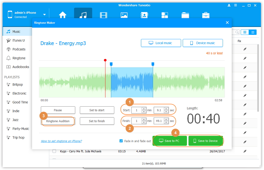 create ringtone for android