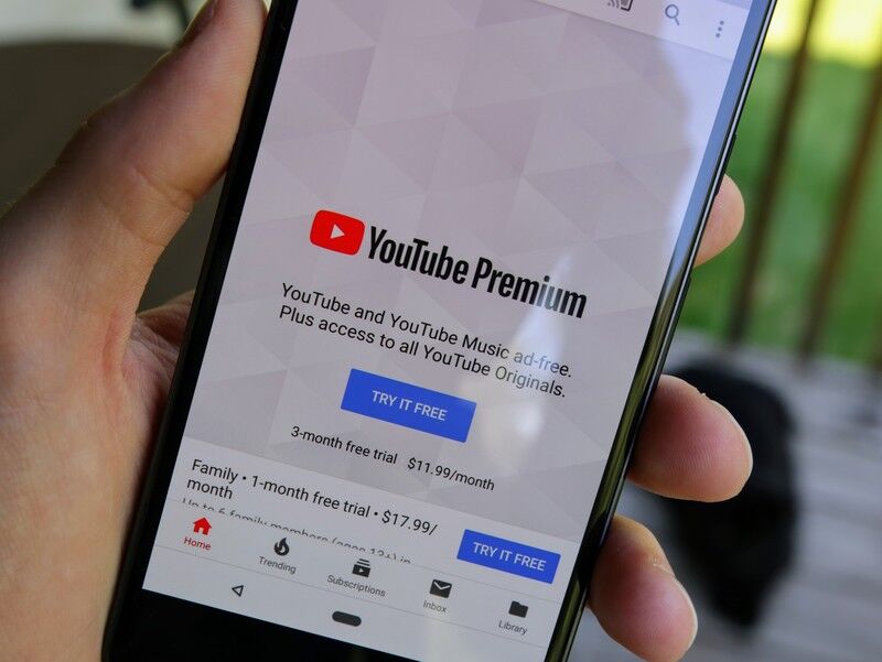 youtube premium free trial