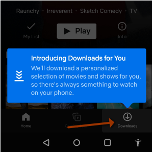 watch netflix offline on phone