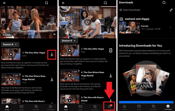 watch netflix videos offline on iphone