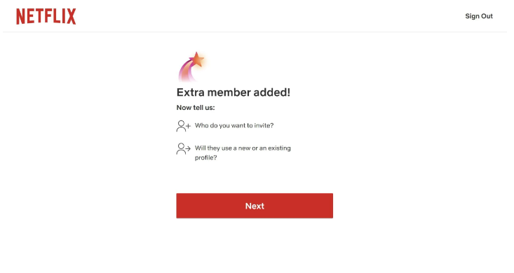 extra member added netflix