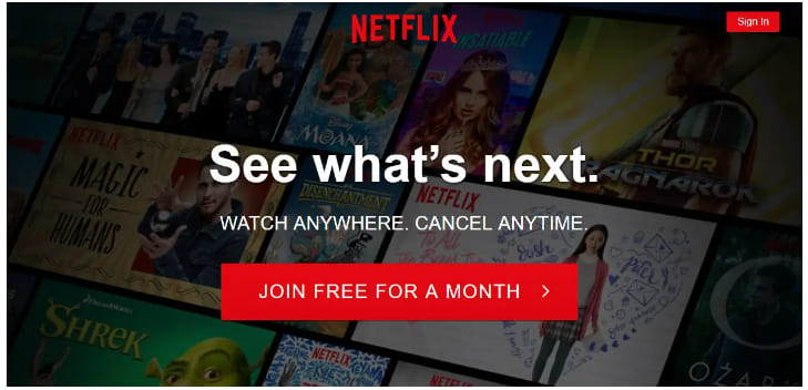 get netflix free trial