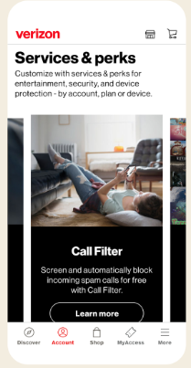 services perks on verizon