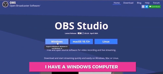 obs studio download