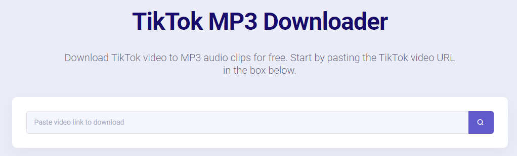 free TikTok MP3 Downloader