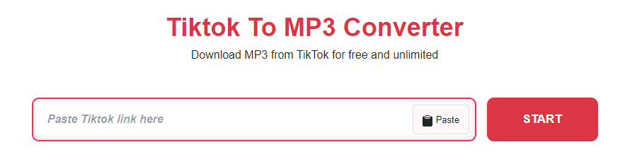 Tiktok to MP3 Converter